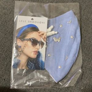 Lele Sadoughi lucky charm face mask